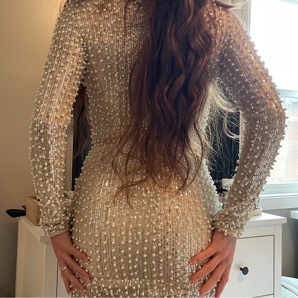 beaded mini dress - Picture 5 of 5